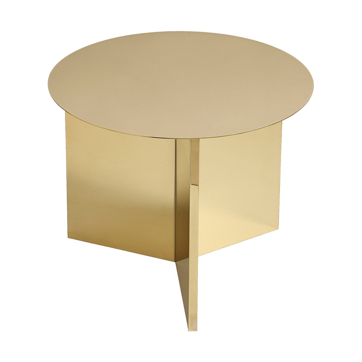 HAY Table basse Slit Ø45 cm Brass