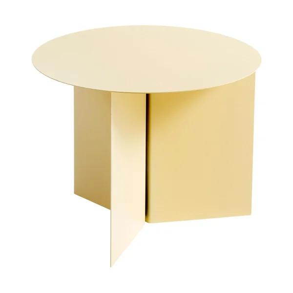 HAY Table basse Slit Ø45 cm Light yellow