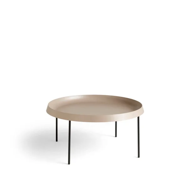 HAY Table basse Tulou Mocca, Ø75 cm