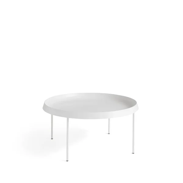 HAY Table basse Tulou White-Ø75 cm