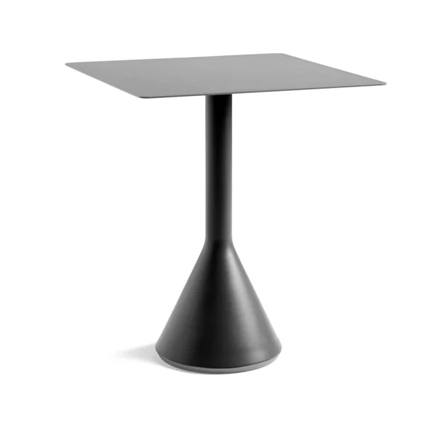 HAY Table café carrée Palissade Cone 65x65 cm Anthracite