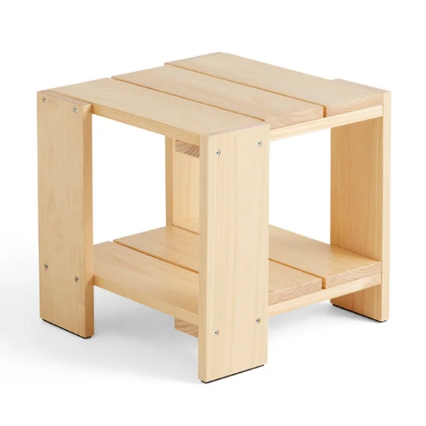 HAY Table Crate Side Table 49,5x49,5x45 cm pin laqué Water-based lacquered pinewood