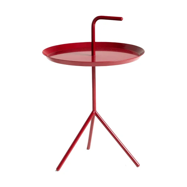 HAY Table d'appoint DLM Ø38 cm Cherry red high gloss