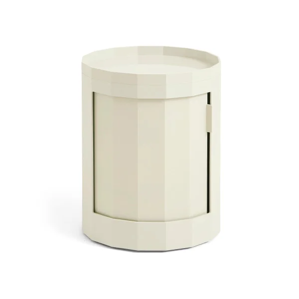 HAY Table d'appoint Facet Cabinet low 49 cm Eggshell