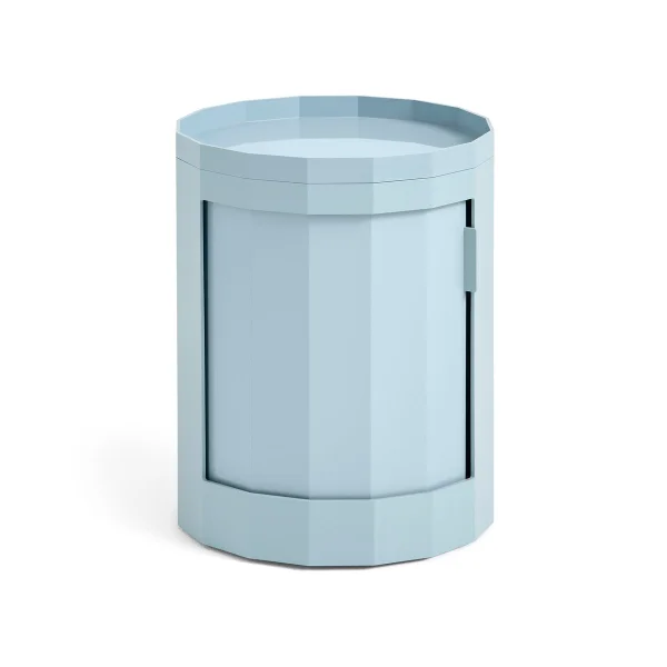 HAY Table d'appoint Facet Cabinet low 49 cm Misty blue