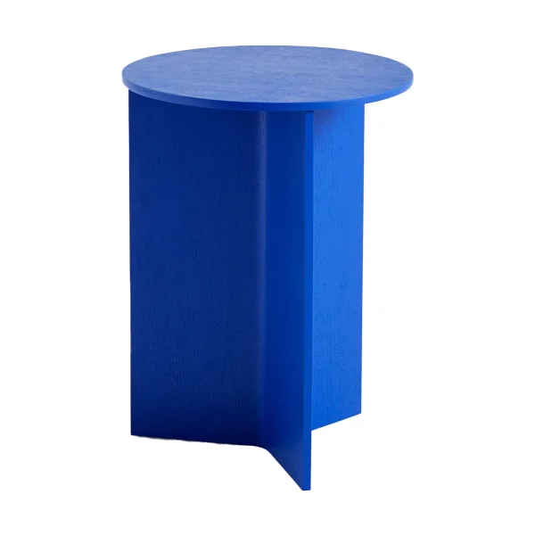 HAY Table d'appoint Slit high Ø35 cm Vivid blue