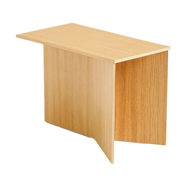 HAY Table d'appoint Slit Oblong 27,5x49 cm Lacquered oak