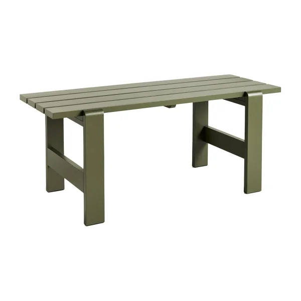 HAY Table Weekday 180x66 cm pin laqué Olive