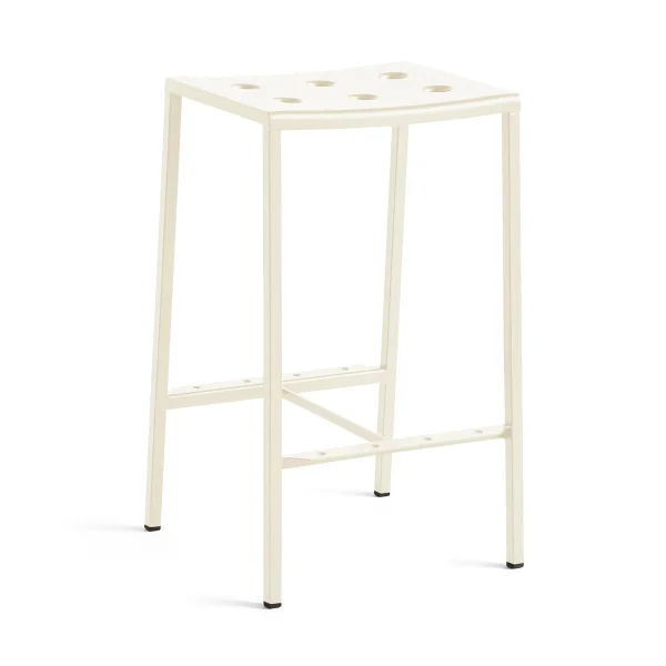 HAY Tabouret de bar Balcony bas 65 cm Chalk beige