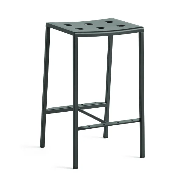 HAY Tabouret de bar Balcony bas 65 cm Dark forest