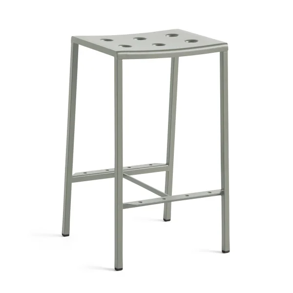 HAY Tabouret de bar Balcony bas 65 cm Desert green