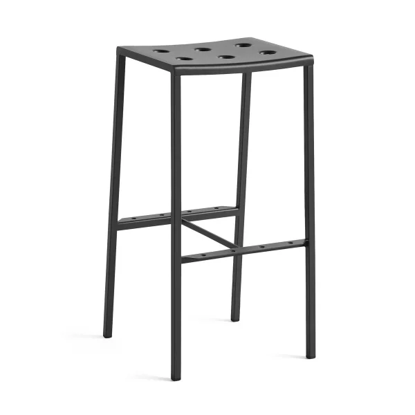 HAY Tabouret de bar Balcony haut 75 cm Anthracite