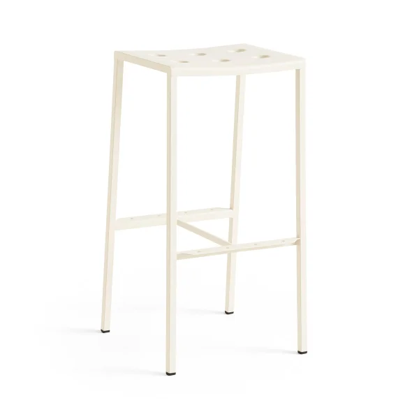 HAY Tabouret de bar Balcony haut 75 cm Chalk beige