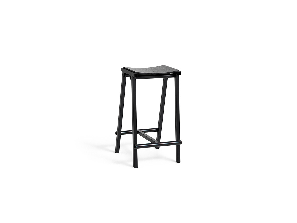 HAY - Taburete 8 Bar Stool Low Noir