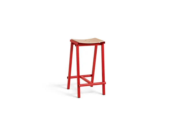 HAY - Taburete 8 Bar Stool Low Signal Red