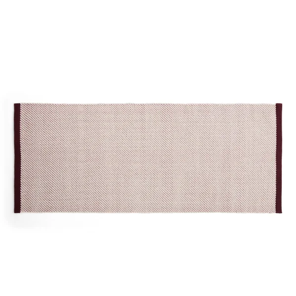 HAY Tapis Bias 80x200 cm Cherry tint