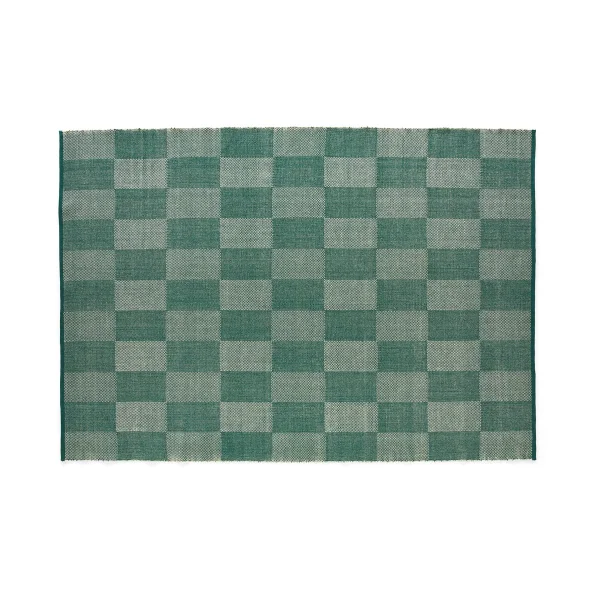 HAY Tapis Check S Green 170x240 cm