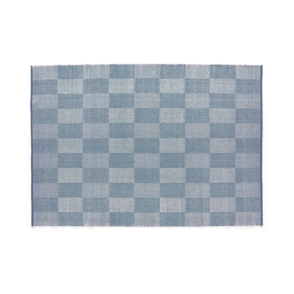 HAY Tapis Check S Light blue 170x240 cm