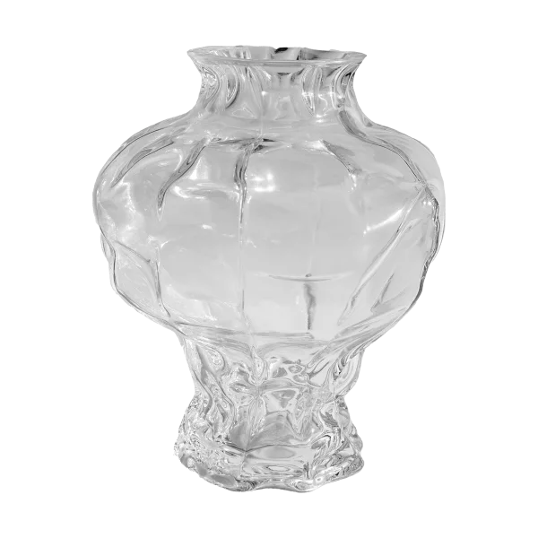 Hein Studio Vase Ammonit 30 cm Clear