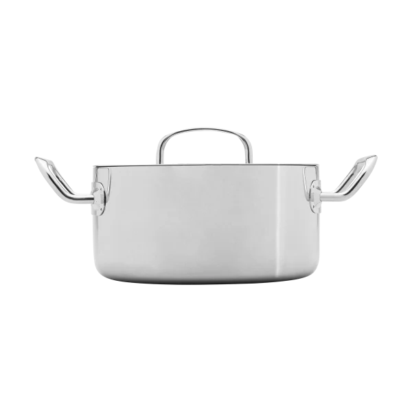 Heirol Casserole avec couvercle 3 litres Heirol Steely Classic Triply Acier inoxydable