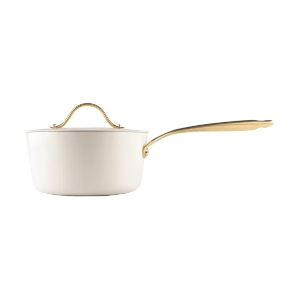 Heirol Casserole avec couvercle Heirol Royal Pearl Ø18 cm Blanc-or