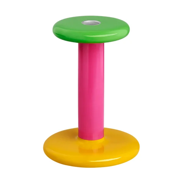 Hem Bougeoir Pesa Medium 18 cm Green-magenta-honey yellow