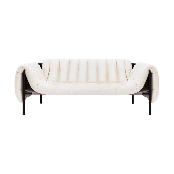 Hem Canapé Puffy 2,5 places 205 cm Natural-black grey