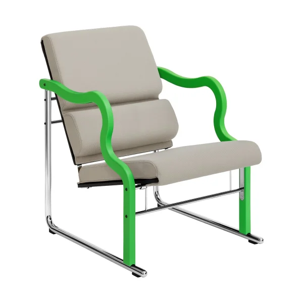 Hem Fauteuil lounge Experiment 501 Green-light beige