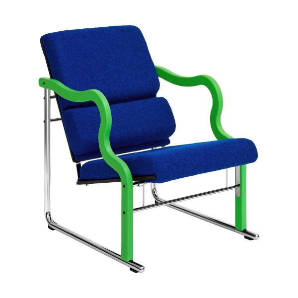 Hem Fauteuil lounge Experiment 501 Green-ultramarine