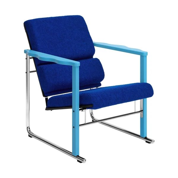 Hem Fauteuil lounge Experiment 502 Blue-ultramarine