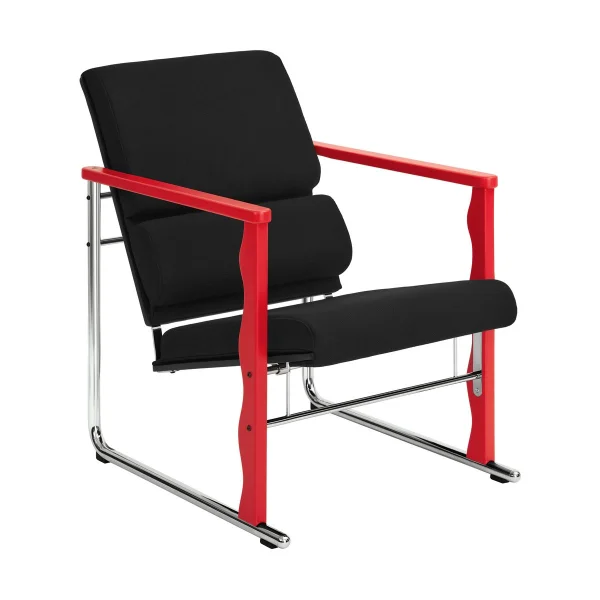 Hem Fauteuil lounge Experiment 503 Red-black