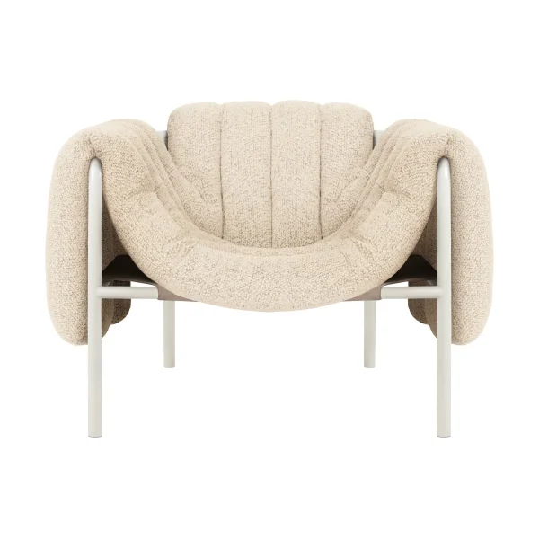 Hem Fauteuil lounge Puffy Eggshell-cream