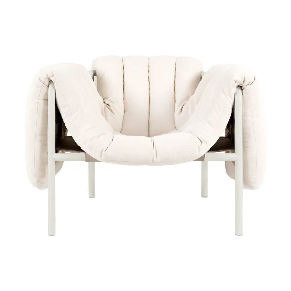 Hem Fauteuil lounge Puffy Natural-cream