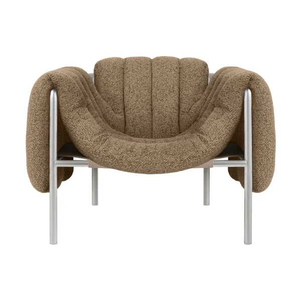 Hem Fauteuil lounge Puffy Sawdust-acier inoxydable