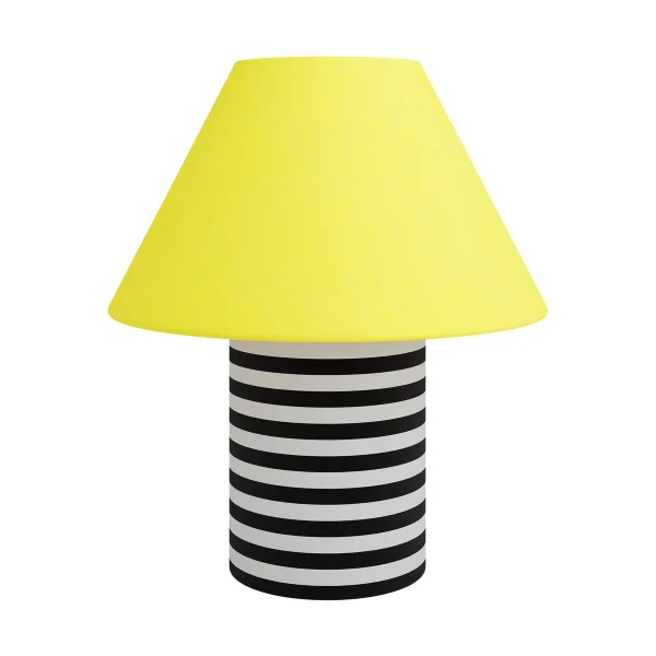 Hem Lampe de table Toto Large 64 cm Wax yellow-black & white stripes