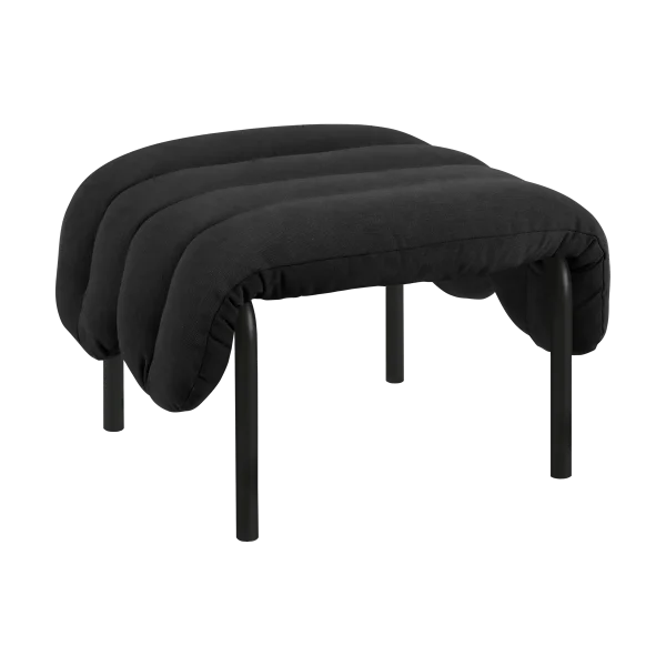 Hem Ottomane Puffy 58x67 cm Anthracite-black grey