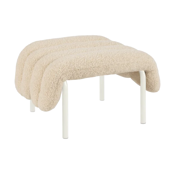 Hem Ottomane Puffy 58x67 cm Eggshell-cream