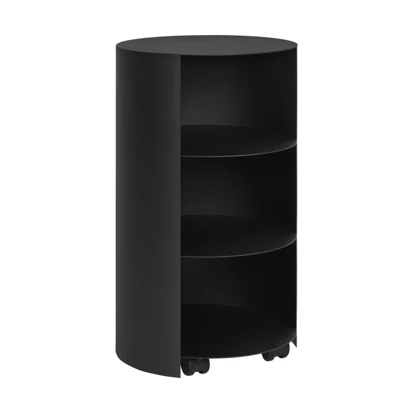 Hem Piédestal Hide Ø38x68 cm Jet black textured