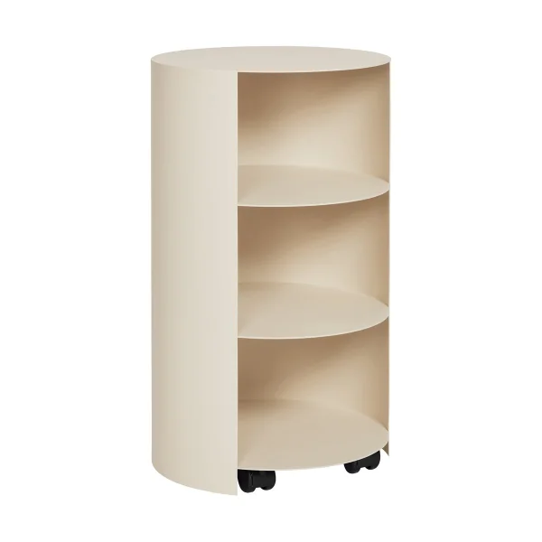 Hem Piédestal Hide Ø38x68 cm Light ivory textured