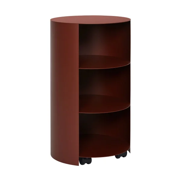 Hem Piédestal Hide Ø38x68 cm Red brown textured