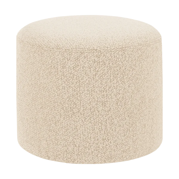 Hem Pouf Bon Ø50x41 cm Eggshell