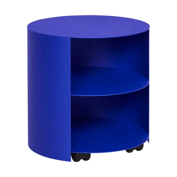 Hem Table d'appoint Hide Ø38x41 cm Ultramarine blue textured