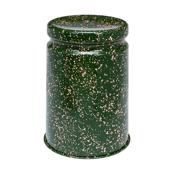 Hem Tabouret Last Ø32x44 cm Green-pink splatter