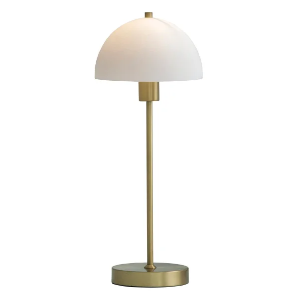 Herstal Lampe de table Vienda laiton-blanc