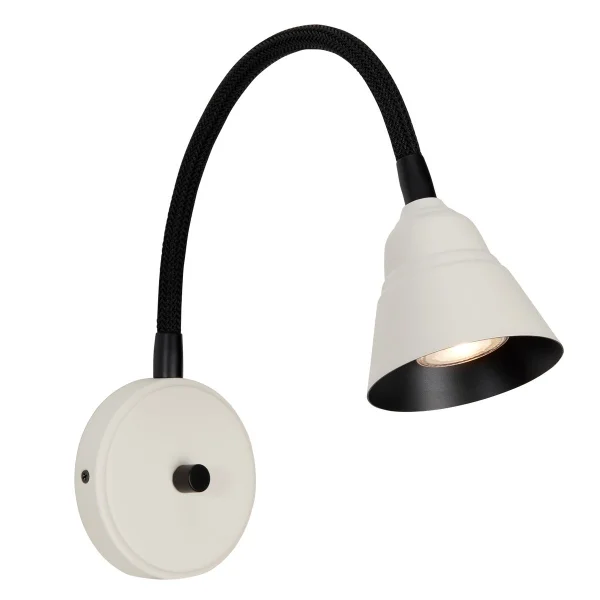 Herstal Lampe murale Relief Blanc perle