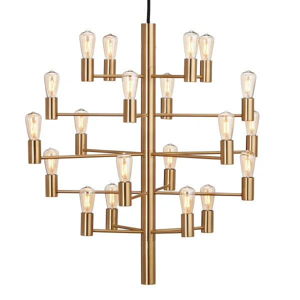 Herstal Lustre Manola 20 Satin brass