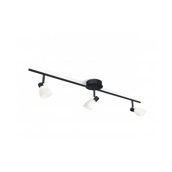 Herstal Rail Cut 3 lampes Noir