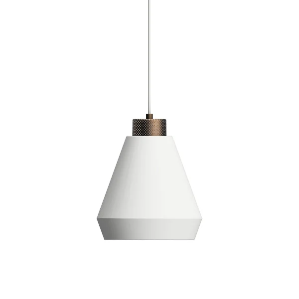 Herstal Suspension Edge moyen Blanc mat-bronze