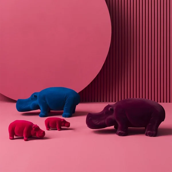 Hippo Velvet Collection en céramique Adriani e Rossi
