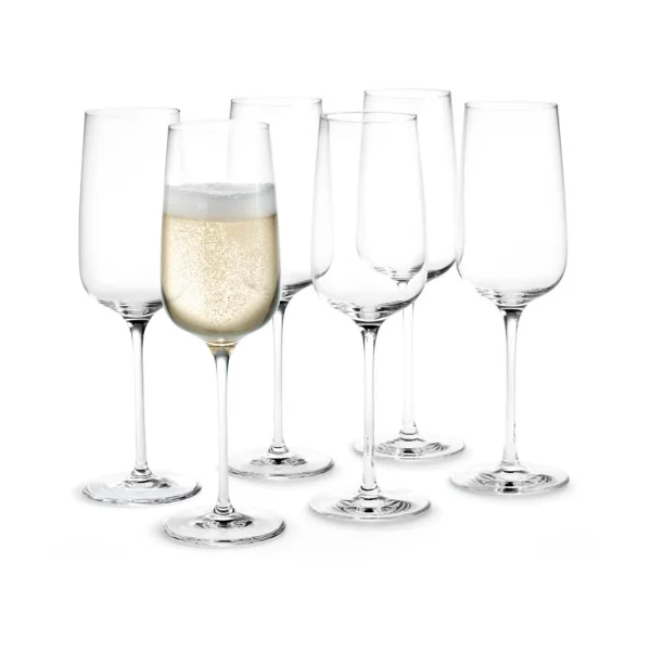 Holmegaard Flutes à champagne Bouquet, lot de 6 29 cl 29 cl